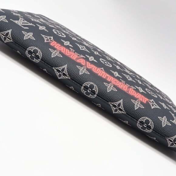 LOUIS VUITTON Monogram Ink Upside Down Pochette Apollo M62905 Clutch Bag in N...